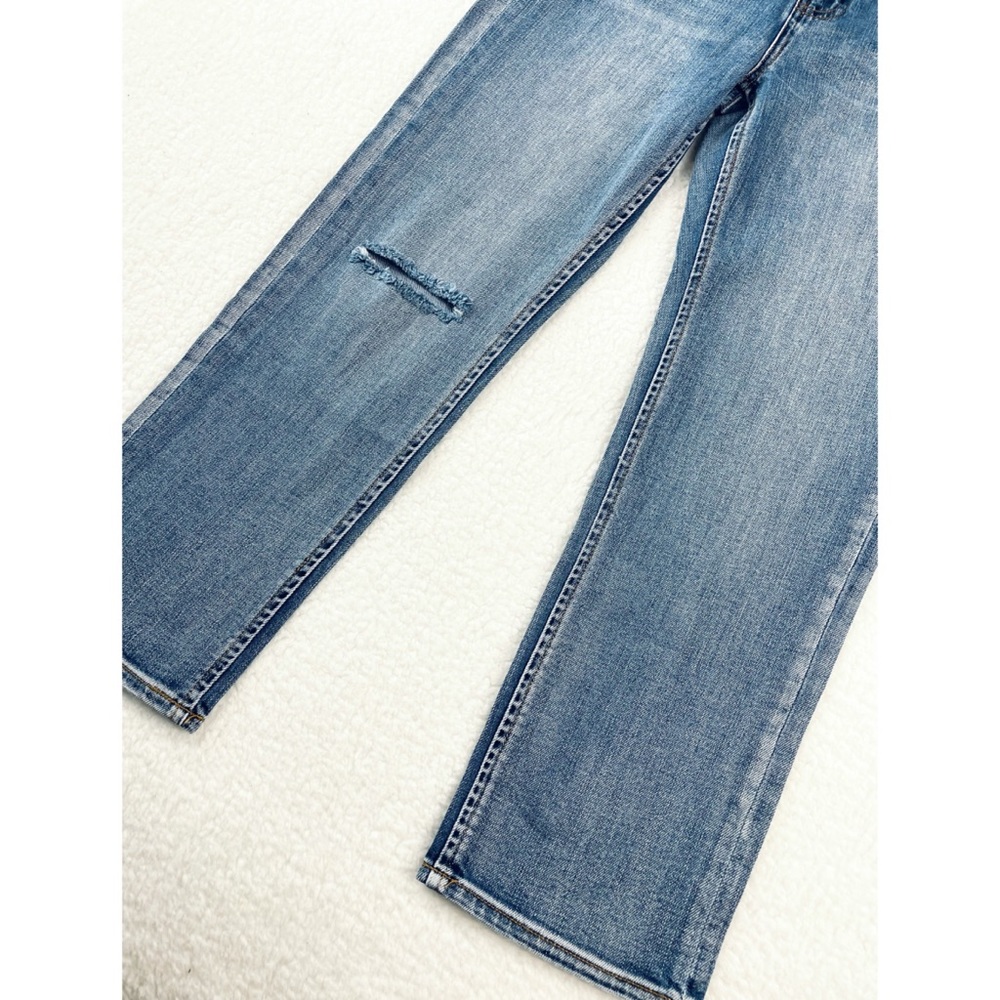 (NWOT) SERRA RETREAT • El Sol Light Wash Straight Leg Jeans, 6 - Picture 8 of 13